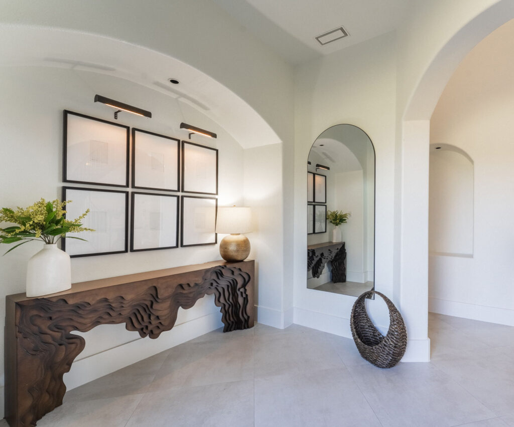 Modern Luxe Entryway and Foyer